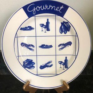 QUADRIFOGLIO ceramic plate from Italy